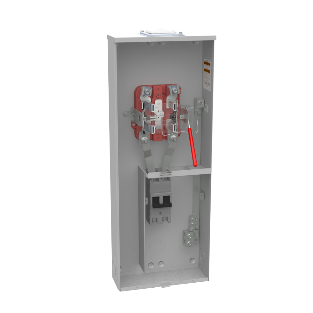 U3791N-RXL-150-5T9 5 Term, Ringless, Large Hub Opening, Adapt to Small Closing Plate, Lever Bypass, 1-150 Amp, Main Breaker, 5th Term 9 Oclock Position
