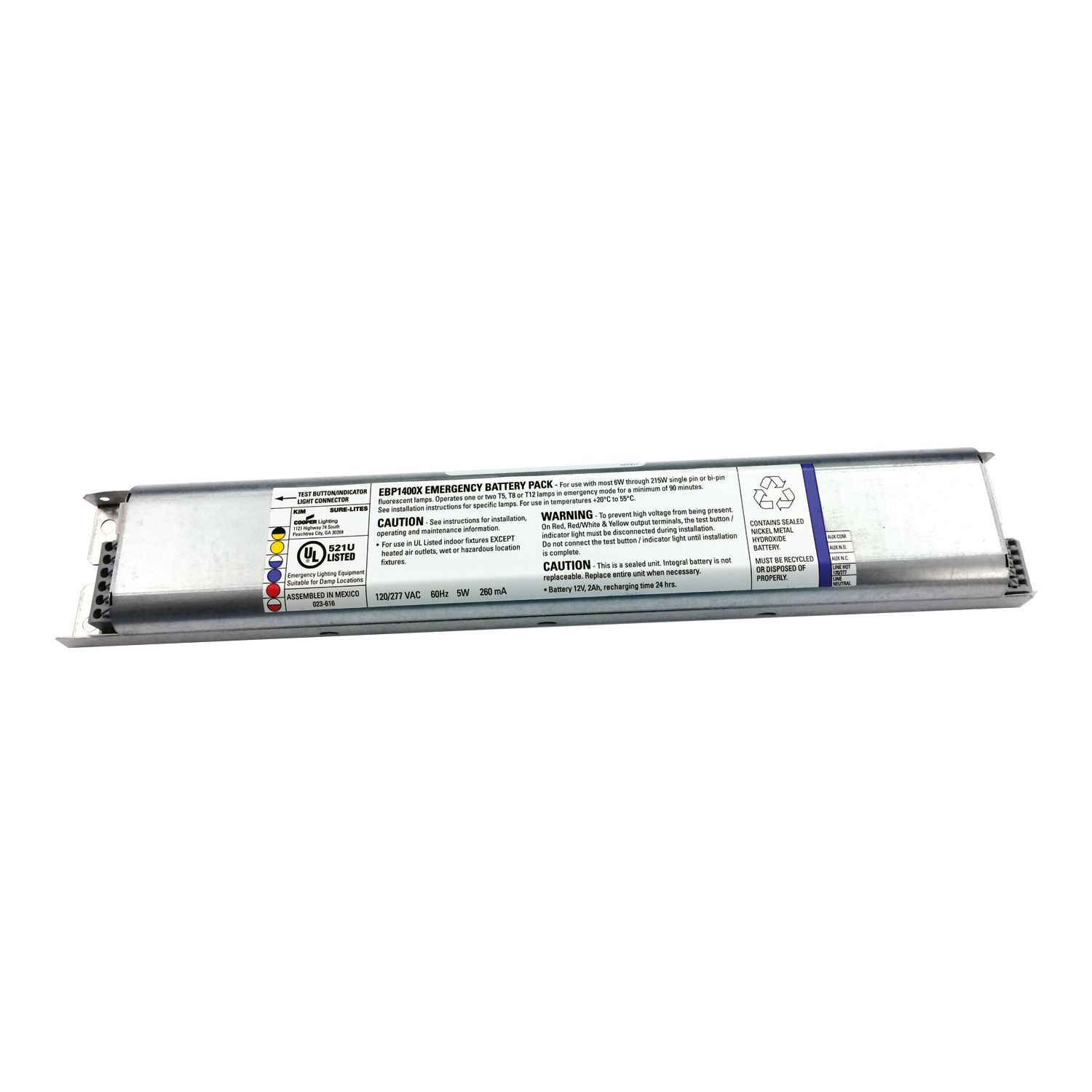 EBP500 Sure-Lites Emergency Battery Pack, 120/277 V Nominal