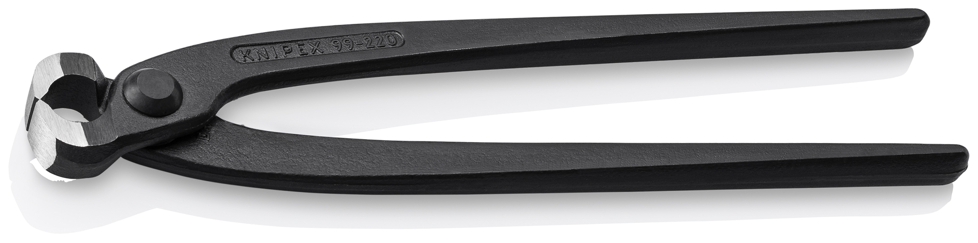 Concreters' Nippers, 8 3/4 in., Bare Handles, Polished, With 15/32 in. Head
