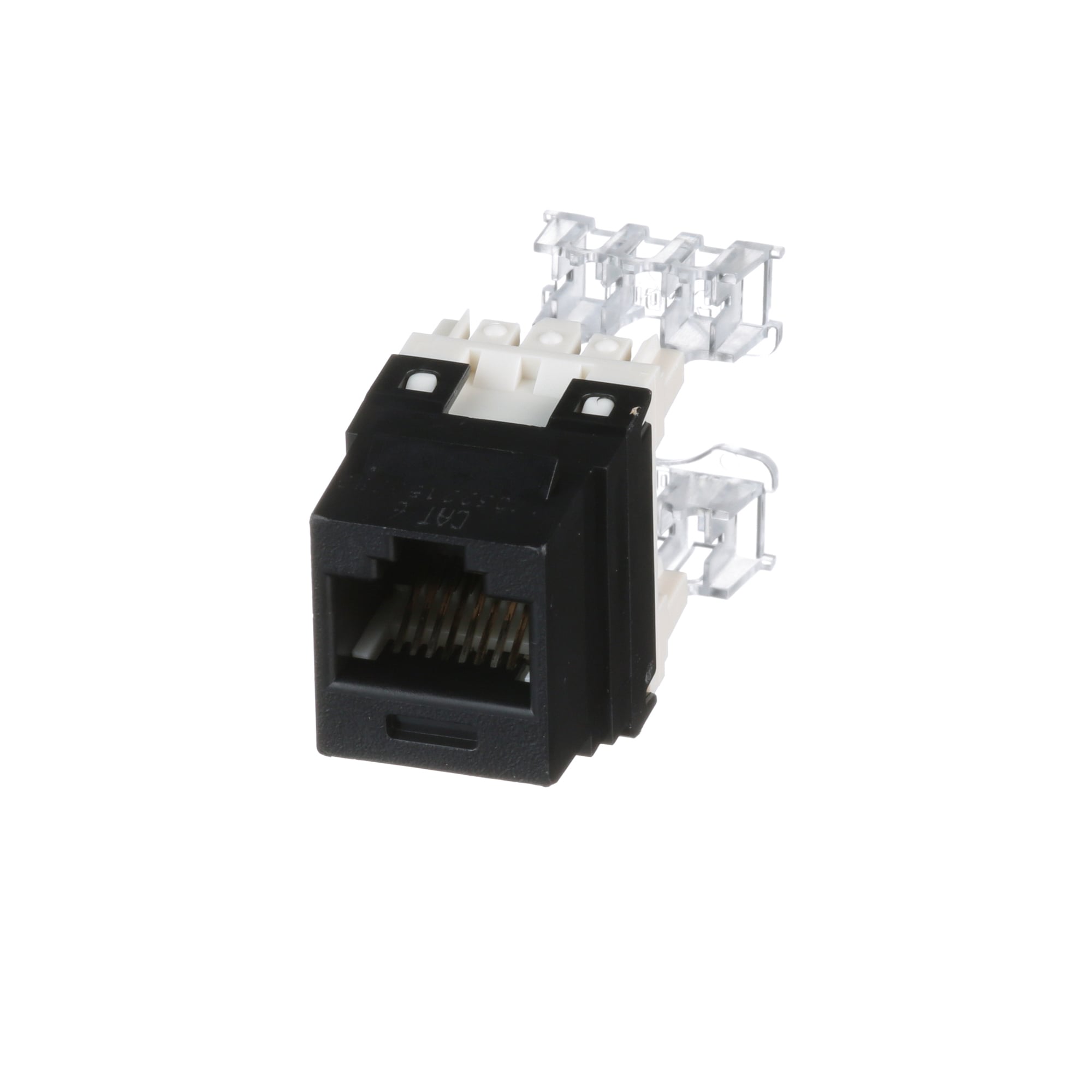 UTP RJ45 Cat 6 Punchdown Keystone Jack Module, BL