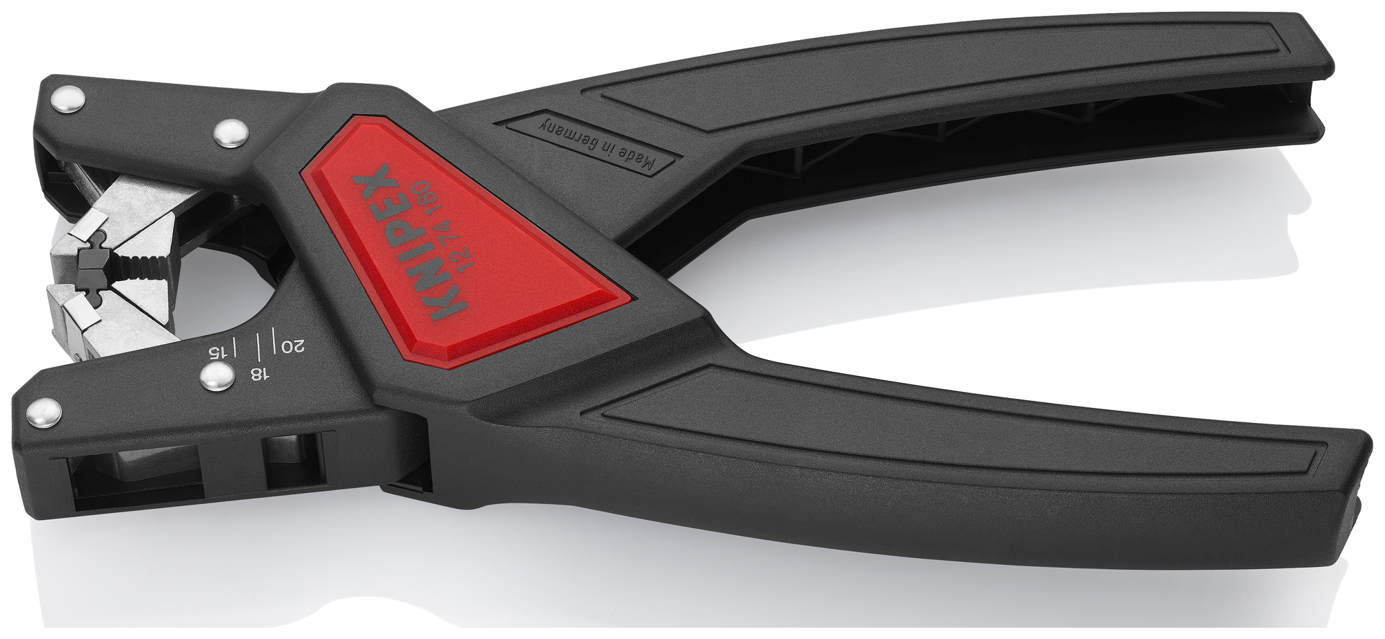Automatic Stripping Pliers for Control Cable, 7 in., Bare Plastic