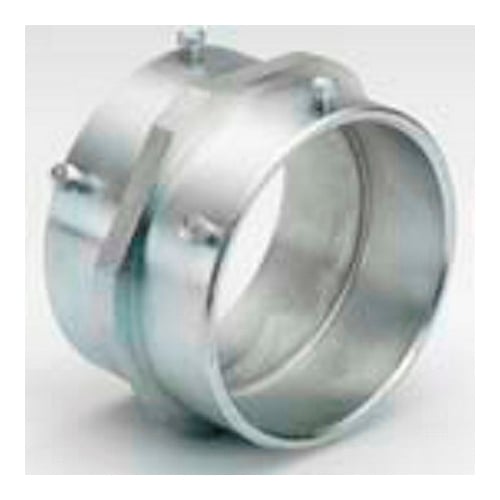248-US Bridgeport Setscrew Conduit Coupling, 3-1/2 in, For Use With EMT Conduit, Malleable Iron, Zinc Plated