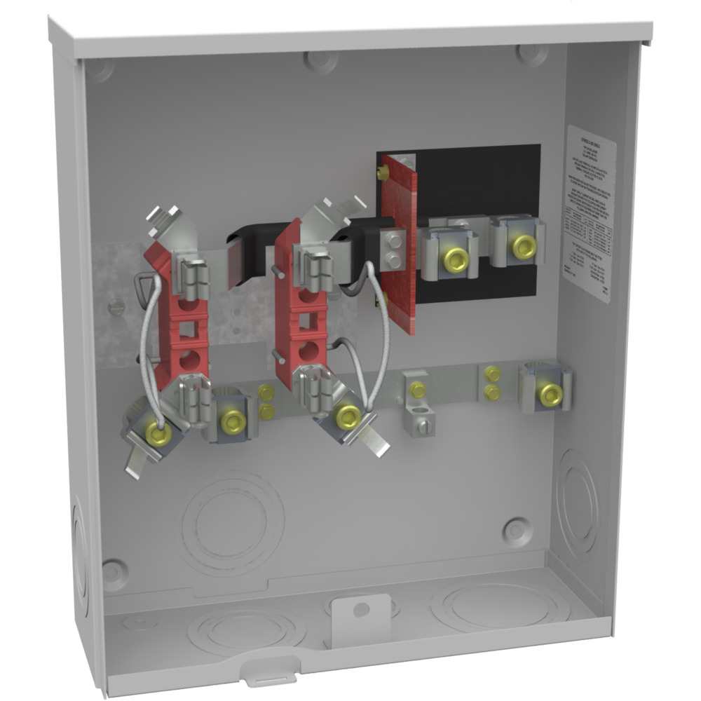 U4413-O-KK-BLG 4 Term, Ringless, Plain Top, Horn Bypass, 7-8 inch Barrel Lock Ground with Bracket Provision, Left-facing Socket