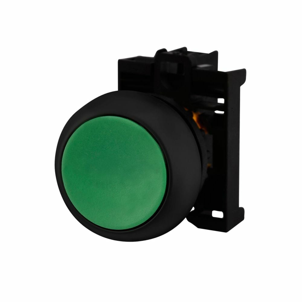 M22S-D-G-K20 Modular Non-Illuminated Pushbutton, 22.5 mm, 2NO Contact, Green