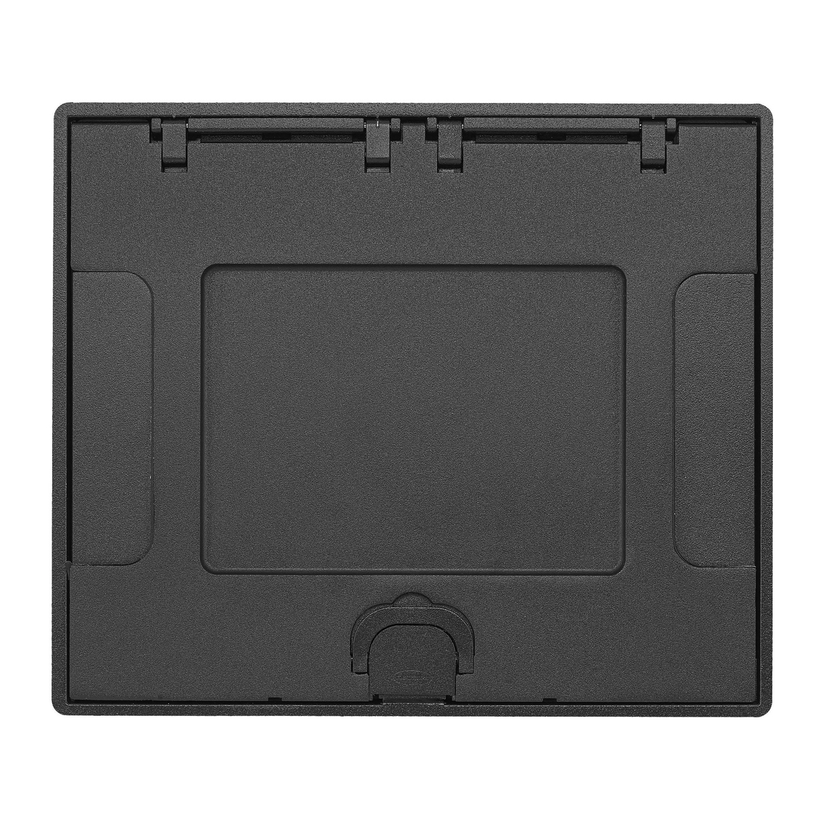 610GTCVRBKC Floor Box Cover, 10-1/2 in L x 9 in W, Cast Aluminum