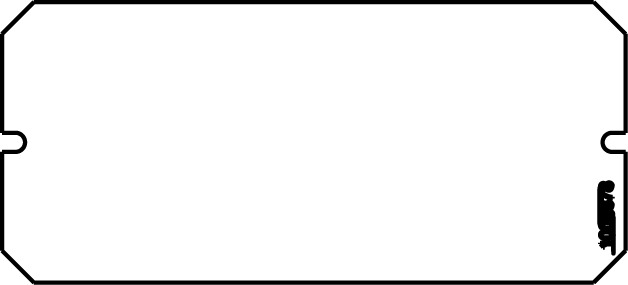 1 12Gang Blank Plate