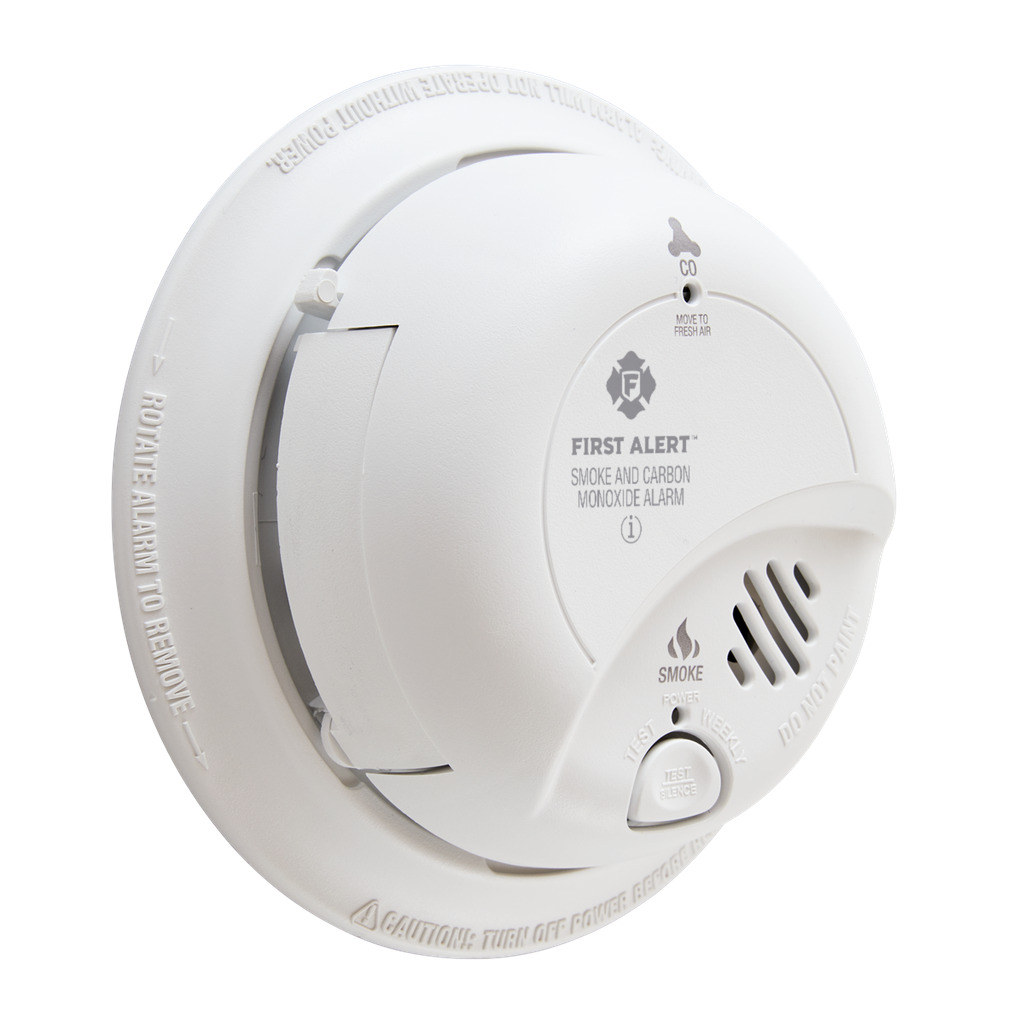 SCO2B Smoke/CO Combo Alarm, 9V Battery-operated, Ionization