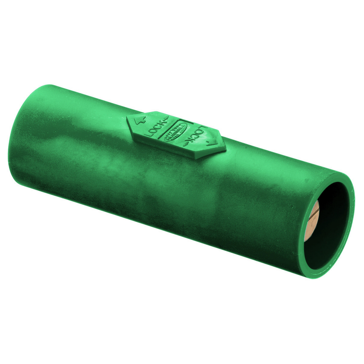 HBLDMGN 16 Series Double Male Gender Reversing Insulated Standard Single Pole Coupler, 600 V AC/250 V DC, 400 A, Pre-Wired Connection