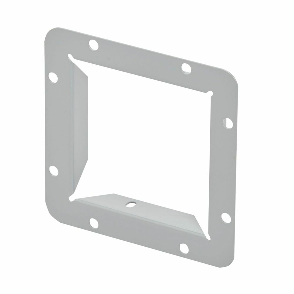 wireway end flange, Wireway end flange, NEMA 1, Steel, ANSI 61 gray painted, 10" X 10"