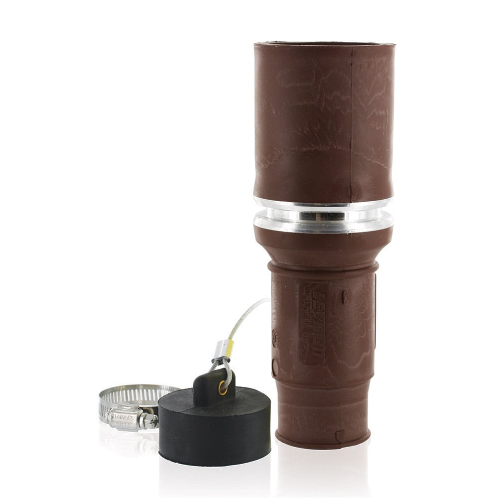 49FSL-H Rhino-Hide 49 Series Crimped Sleeve Female Plug Insulator, For Use With 313 to 777 kcmil Cable, 1000 V AC, 1135 A, -60 to 135 deg C, Santoprene TPV, Brown