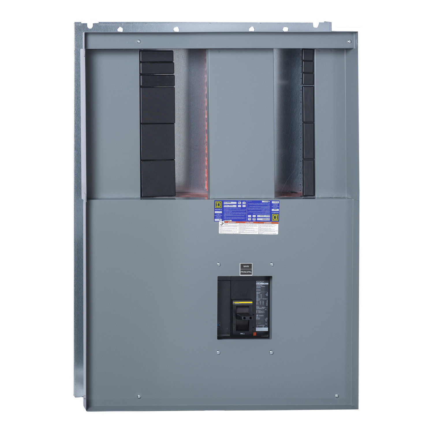 HCP18686M I-Line 3-Phase Bottom Panelboard Interior, 600 V AC/250 V DC, 600 A, 36 Spaces, 200 kA SCCR