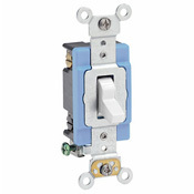 1204-2W 4-Way Self-Grounding Toggle Switch, 120/277 V AC, 15 A, 1/2, 2 hp Power Rating
