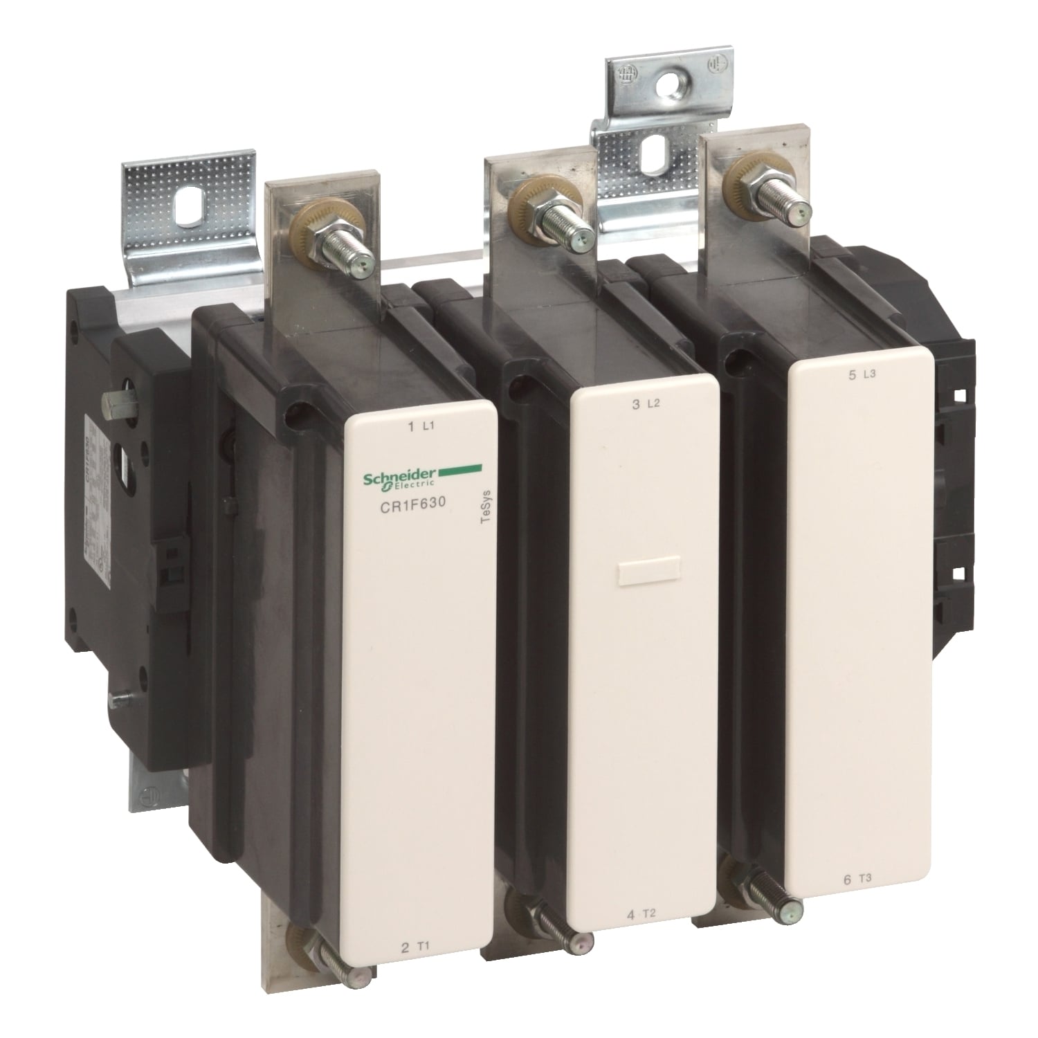 CR1F630F7 TeSys F CR1F Magnetic Latching Contactor, 110 V AC/DC V Coil, 560/630/1000 A, 3NO Contact, 3 Poles