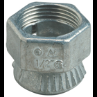 Connector, Two-Piece, Trade Size 1/2 Inch, Length 0.68 Inchm Width 1.05 Inch, Die Cast Zinc, For use with EMT Conduit