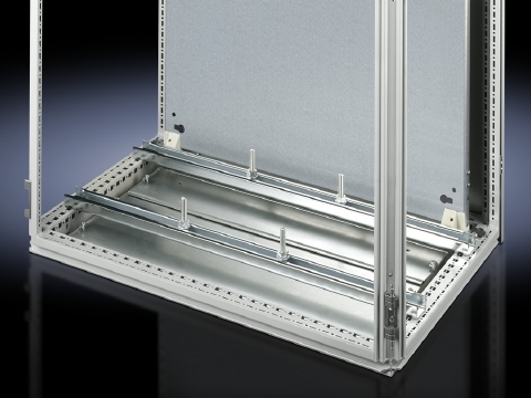 4362000 SZ Series Adjustable System Support Rail, For Use With 800 mm W Transformer, Free Standing Enclosure System, Sheet Steel