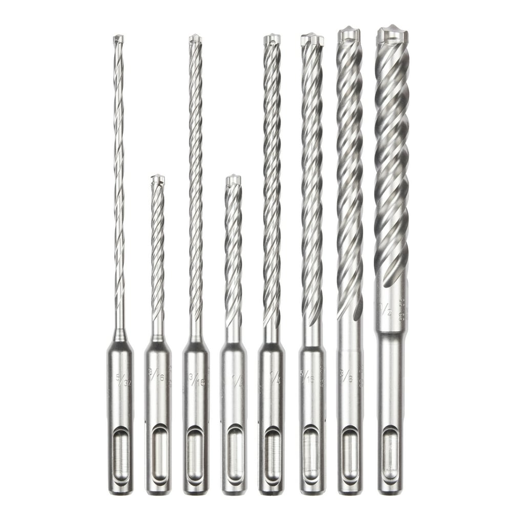 48-20-7663 4-Cutter Drill Bit, 13/32 in Shank SDS-Plus Shank, Carbide Cutting Edge