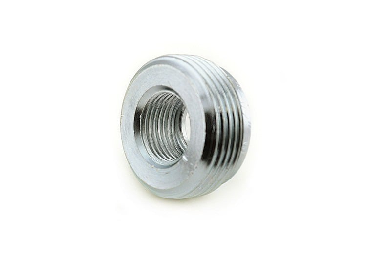 1164 Bridgeport Reducing Bushing, 1-1/4 to 1/2 in Trade, Steel, Electro-Plated Zinc