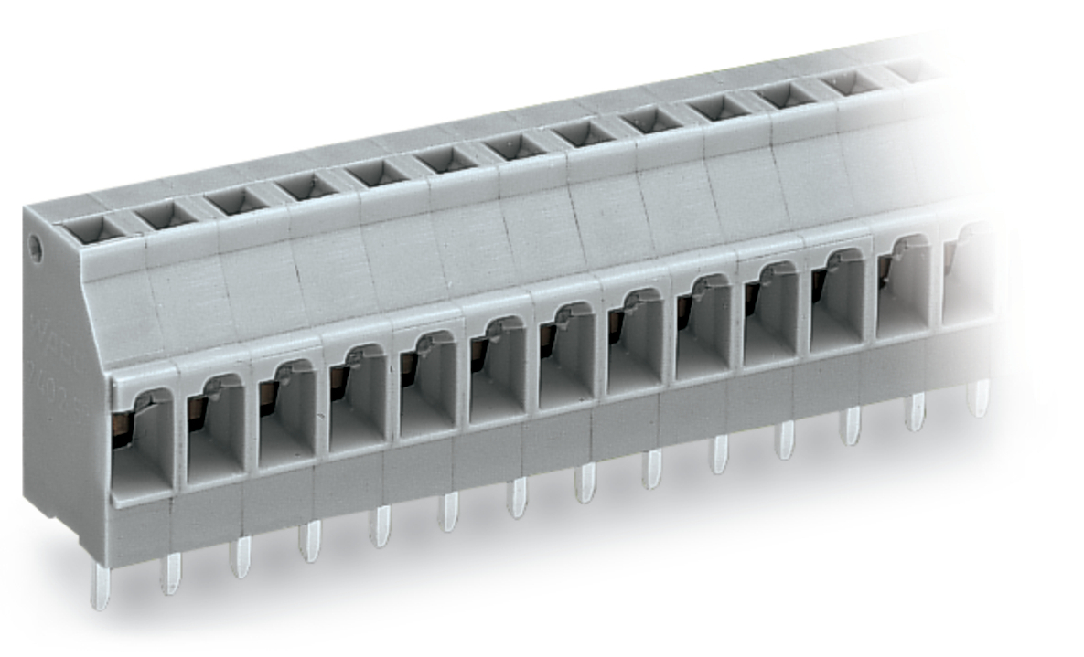 740-103 Operating Tool PCB Terminal Block, 630 V, 16 A, 28 to 12 AWG Wire, 3 Poles