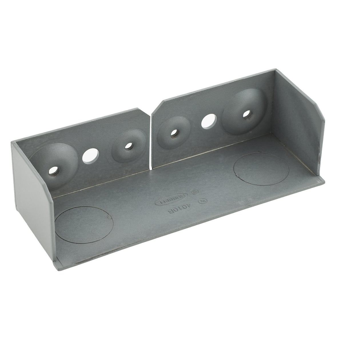 HBL4710BGY HBL4750 Standard End Cap, For Use With HBL4750 Metal Raceway, Rolled Steel, Gray