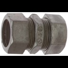 Coupling, Compression, Conduit Size 2 Inches, Length 2-11/32 Inches, Width 2-29/32 Inches, Die Cast Zinc, Sold by Each