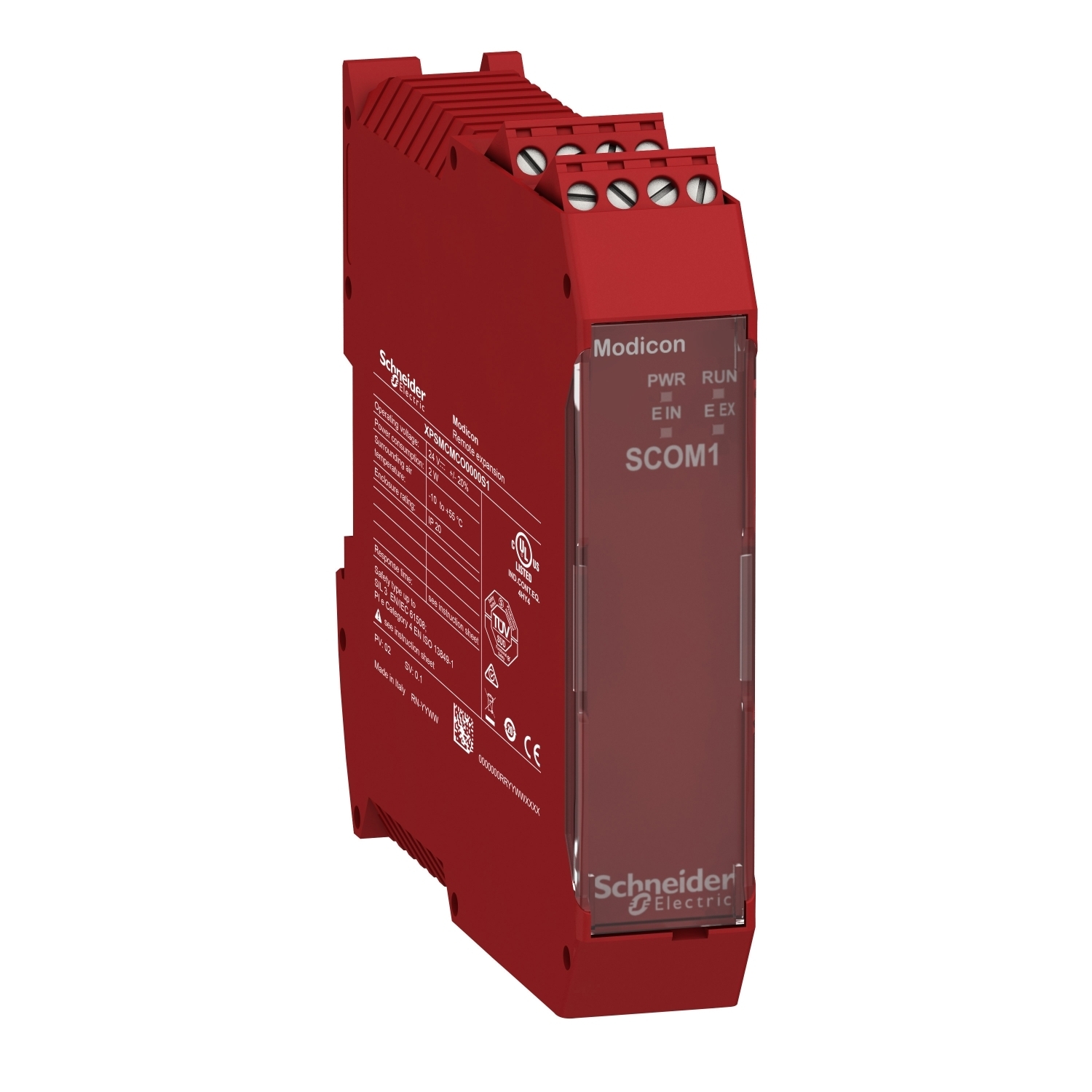 XPSMCMCO0000S1 Safe Communications Expansion Module With Screw Term, 24 V