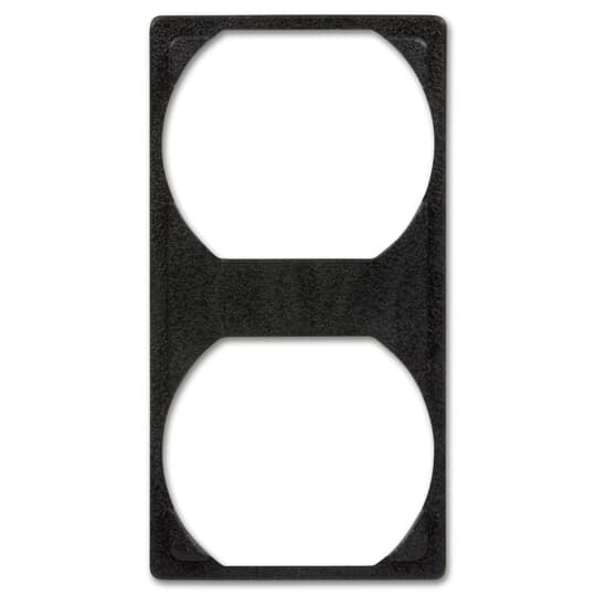 68-HP-DI Steel City Flush Service Rectangular Insert, 2-13/16 in W x 1-1/2 in H, For Use With 68-HP Series Round Floor Box, Polycarbonate