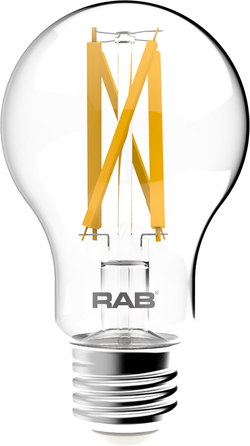 A19-9-E26-927-F-C Dimmable Decorative LED Lamp, 9 W, 60 W Incandescent Equivalent, E26 Lamp, A19 A-Line Shape, 810 Lumens