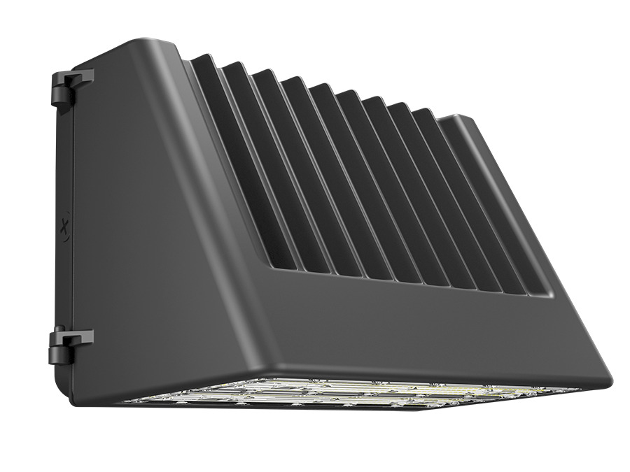 SLIM17FAFC120 SLIM Outdoor Wallpack, 123 W Fixture, 120, 208, 240, 277 V, Bronze Housing
