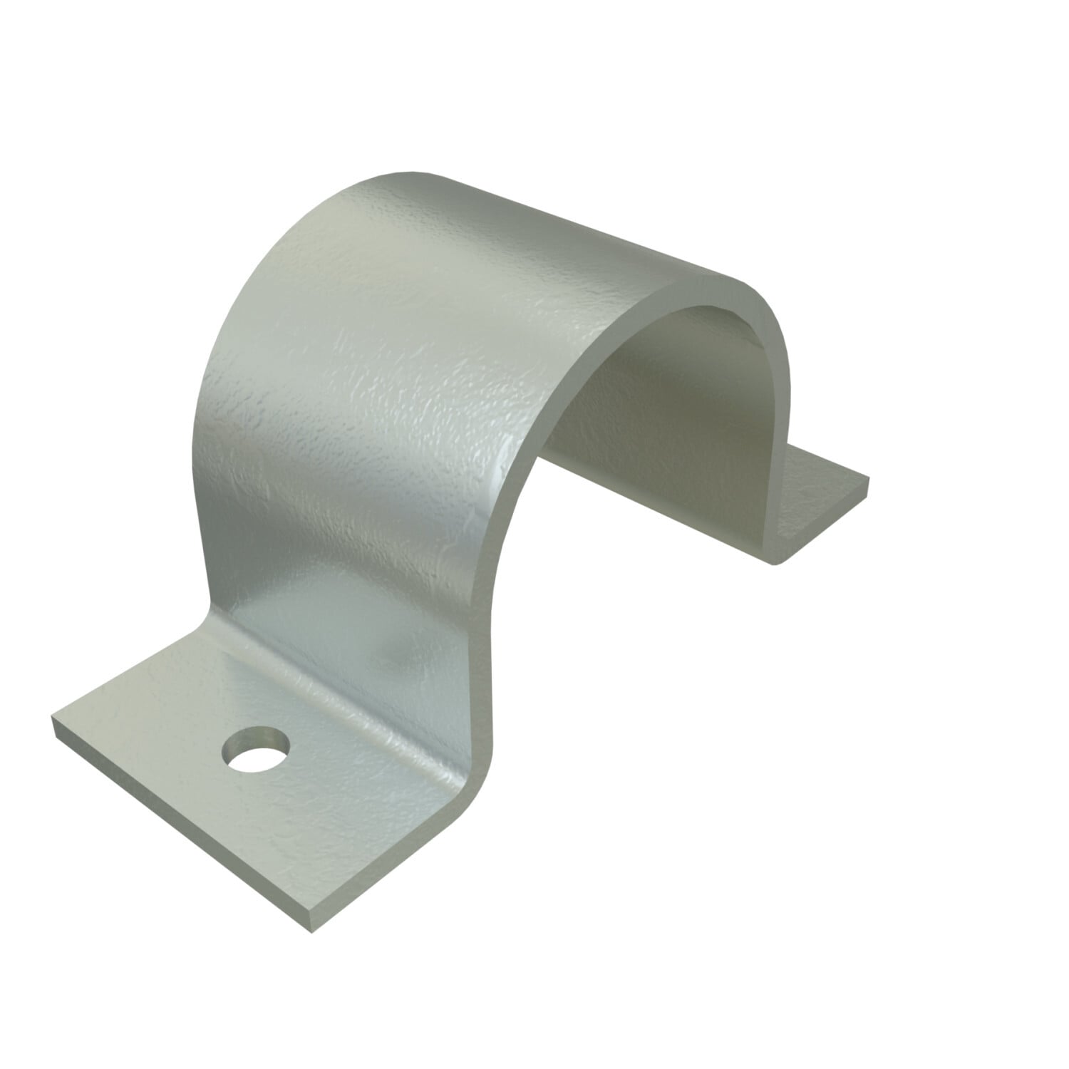 P2558-25-HG 1-Piece Pipe Strap, 2-1/2 in Nominal, 1000 lb Load, HRPO Steel