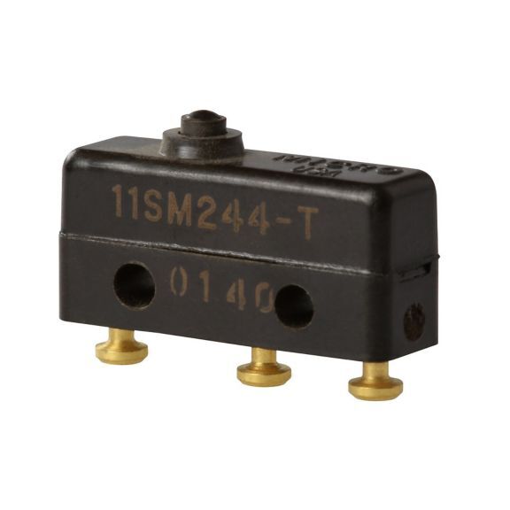 41SM1-T MICRO SWITCH SM Series Subminiature Basic Switch, 250 VAC, 11 A, Plunger Actuator, SPDT Contact, 1 Pole