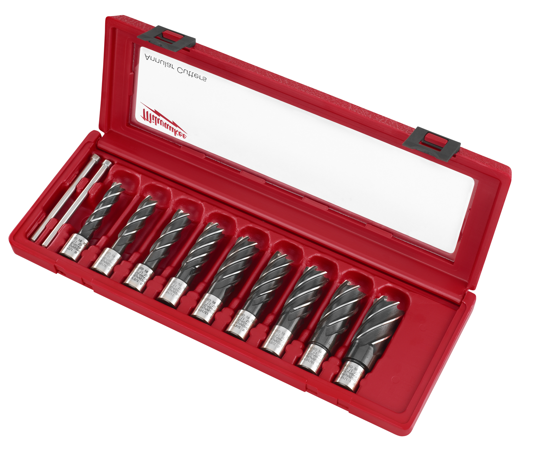 49-22-8410 9-Piece Annular Cutter Kit, 2 in D Cutting, 9 Pieces, For Use With Magnetic Drill Press, HSS