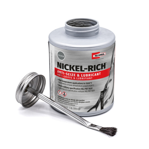 73831 Nickel-Rich Nuclear Grade Anti-Seize and Lubricant, 1 lb Brush-In Cap Bottle, 1.10
