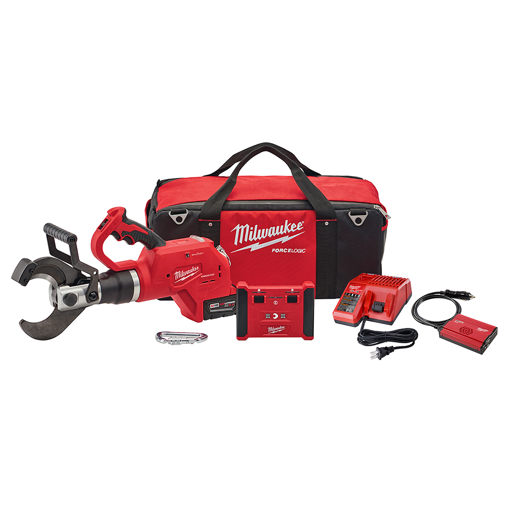 2776R-21 M18 Cordless Cable Cutter Kit With Wireless Remote, Up to 1500 kcmil Cutting, 18 V DC, 5 Ah Li-Ion Battery