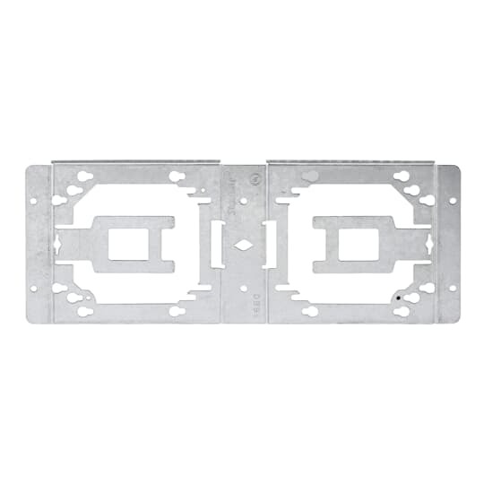 DBB1 Steel City Pre-Fabricated Dual-Box Bracket, 4 x 4-11/16 in Box, Steel, Galvanized