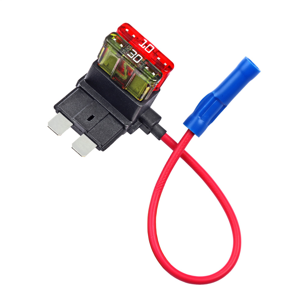 BK/HHA Add-A-Circuit Circuit Protector Fuse Holder, 10 A, 16 AWG Wire