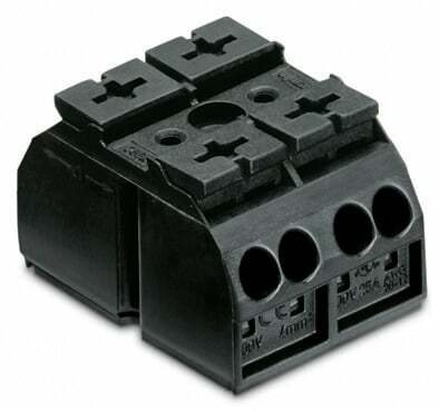 862-532 862, 500 V, 32 A, 20 to 12, 18 to 12, 20 to 16, 18 to 16 AWG Wire, Black