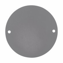 TP7159 Weatherproof Outlet Cover, 4 in Dia, Blank Cover, Steel