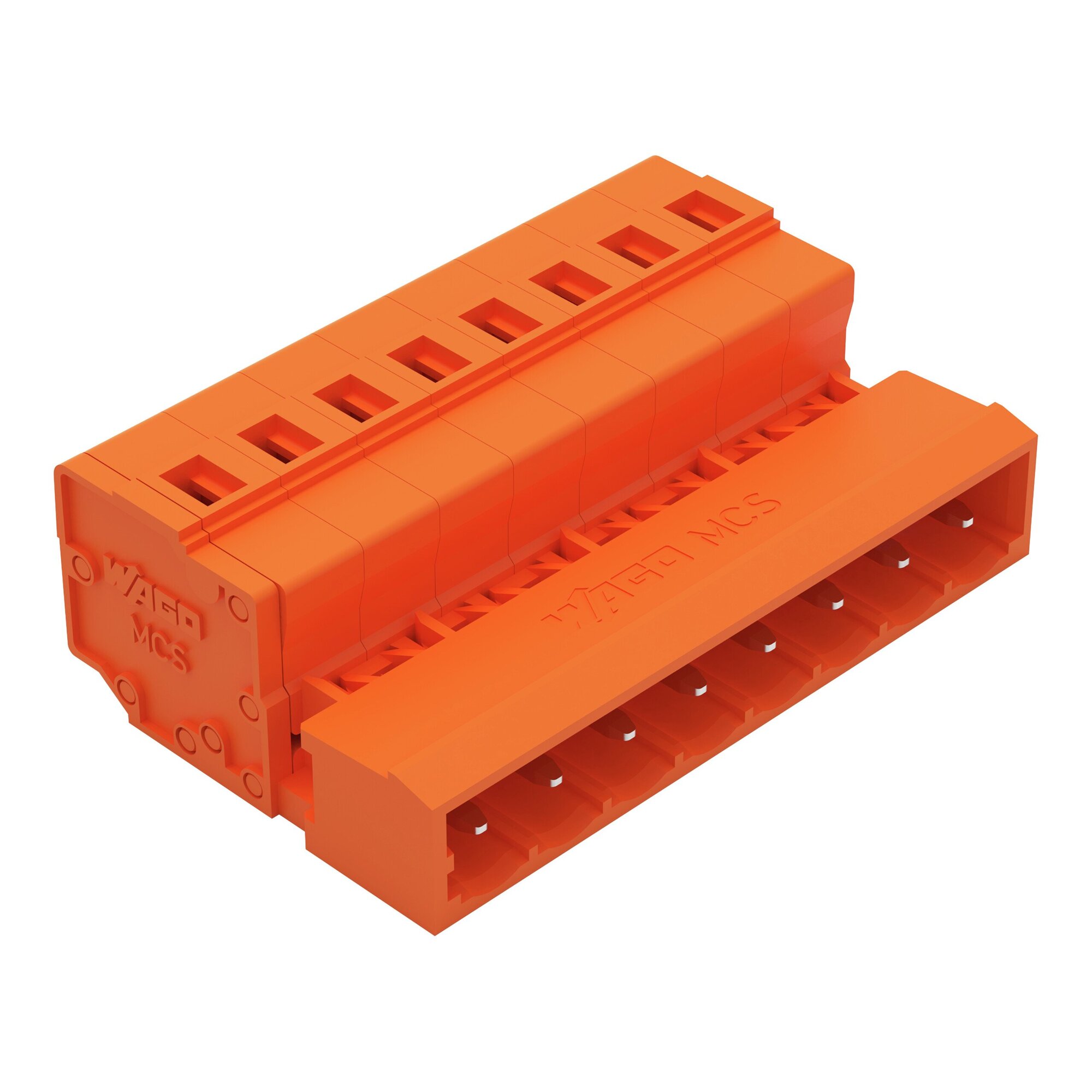 231-638 Operating Tool 1-Conductor Male Connector, 630 V, 12 A, 28 to 12 AWG Wire, 8 Poles