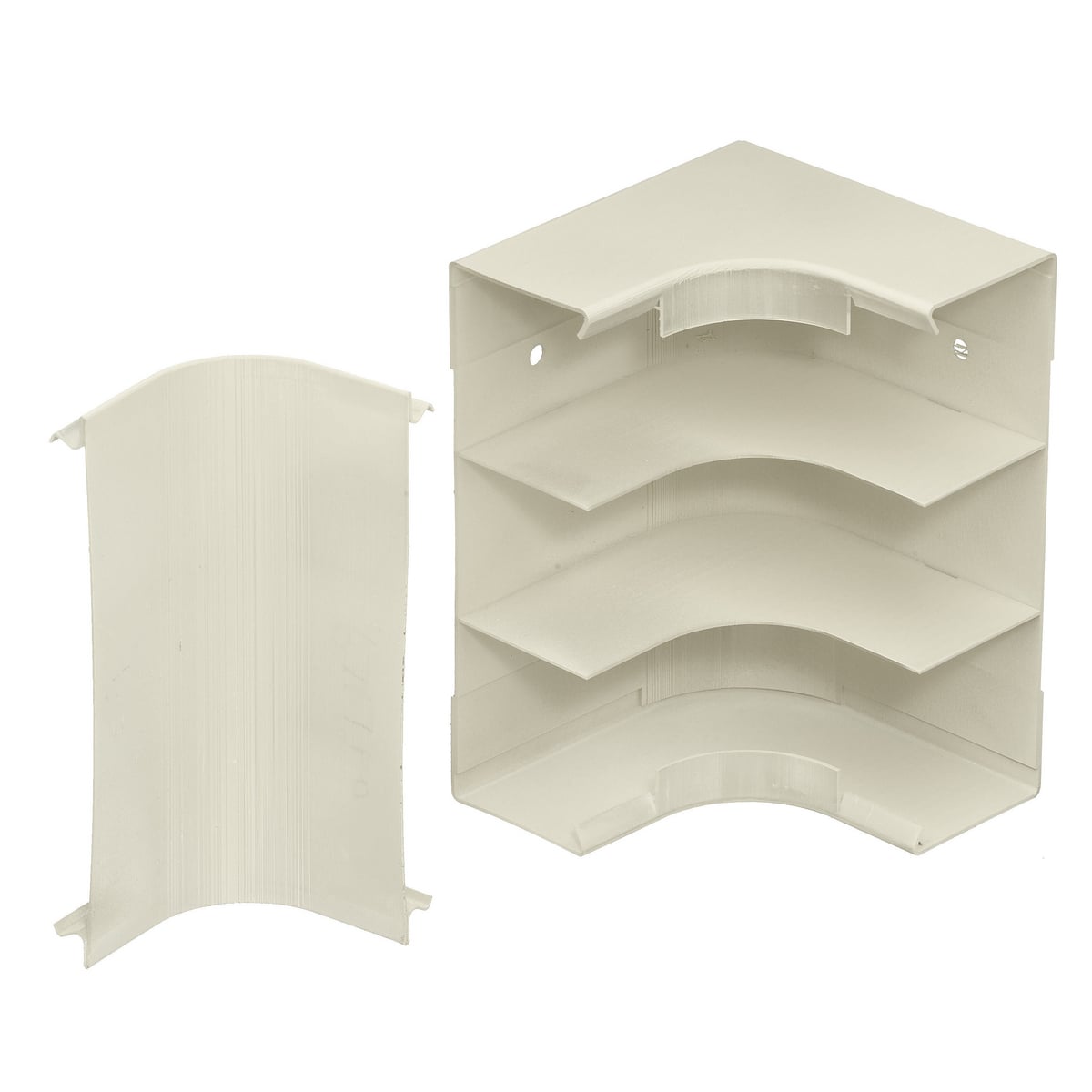 HBL6717DFOIV HBL6750 Divided Full Capacity Standard Internal Elbow, 90 deg Bend, 1-1/4 in Bend Radius, 13.77 sq-in, Rolled Steel