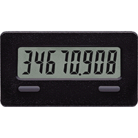 CUB7TCS1 Digital Panel Meter, 8 Digits, LCD Display