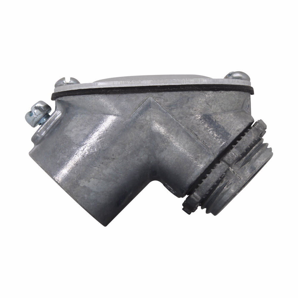 875EB DC Thin Wall Conduit Pull Elbow, 3/4 in Trade, 90 deg, Die Cast Zinc