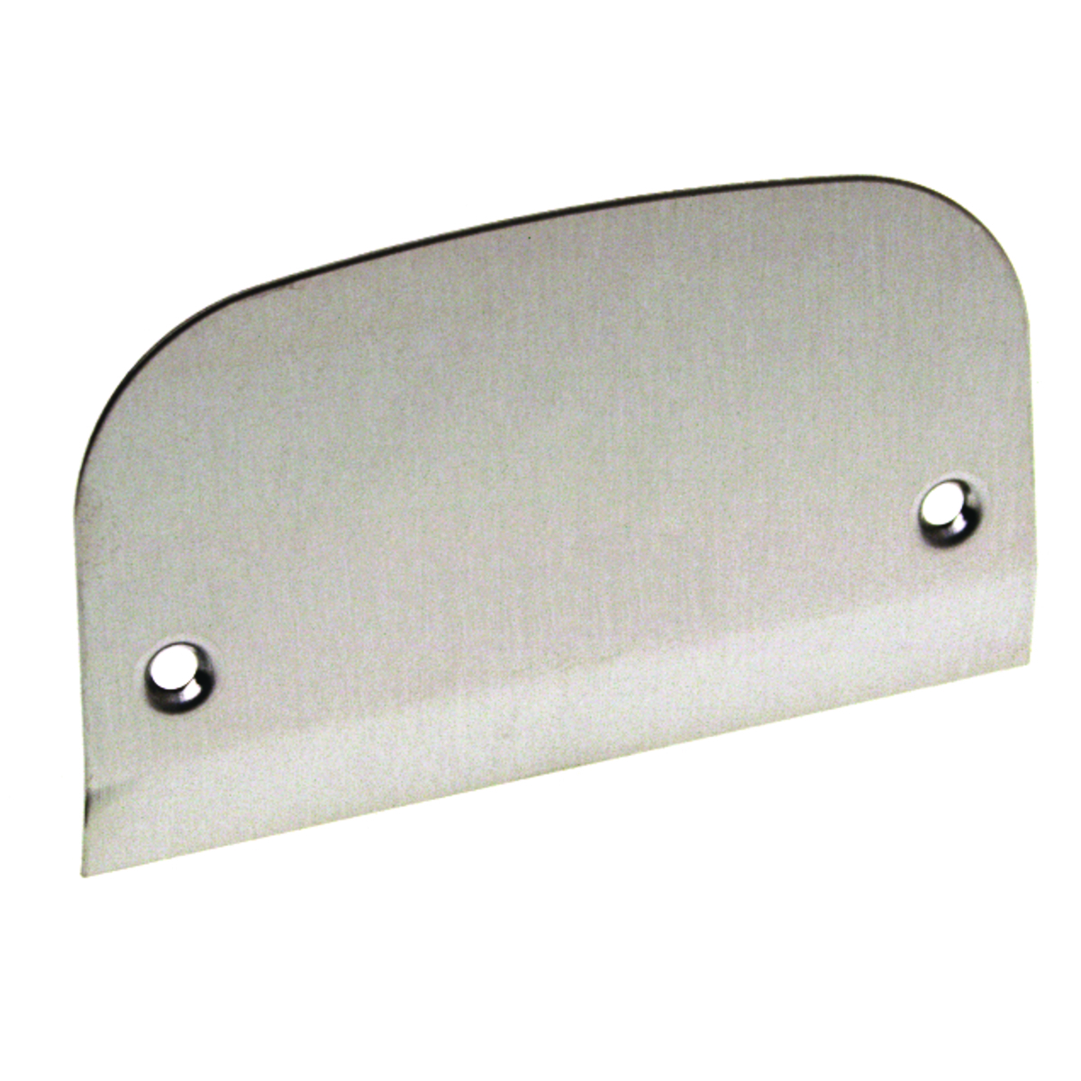 6310 Blank Pedestal Faceplate, 4.15 in L x 0.1 in W, Stainless Steel