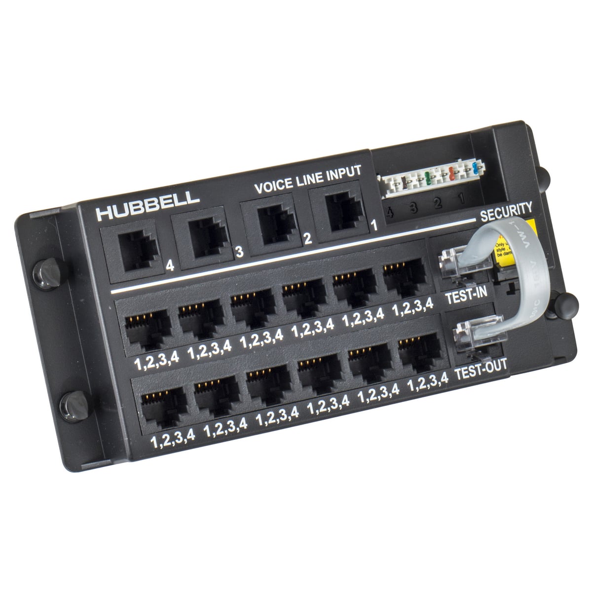 NSOMTM12 12-Port Multi-Provider Patchable Standard Telephone Module