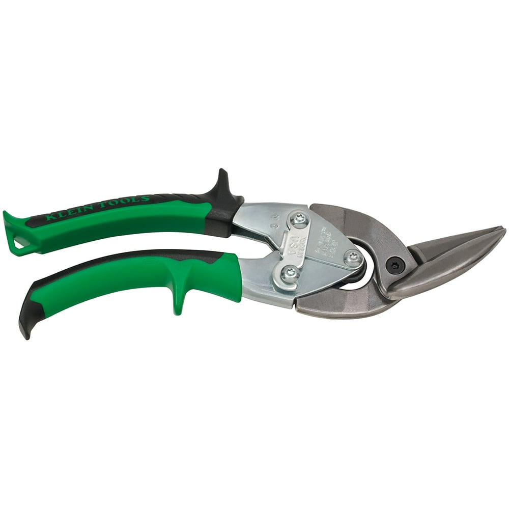 J2101R Journeyman Right-Cutting Offset Self-Opening Journeyman Snip, 18 to 22 ga Cutting, 1-1/4 in L of Cut, Right/Straight Snip, Steel Blade