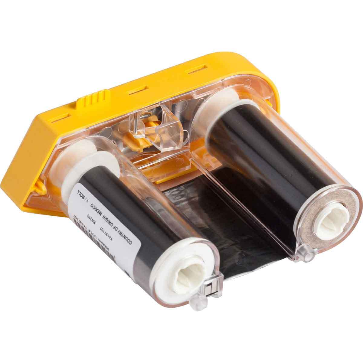 M61-R4310 R4300 1-Color Printer Ribbon, 75 ft L 2 in W, Resin/Wax, Black