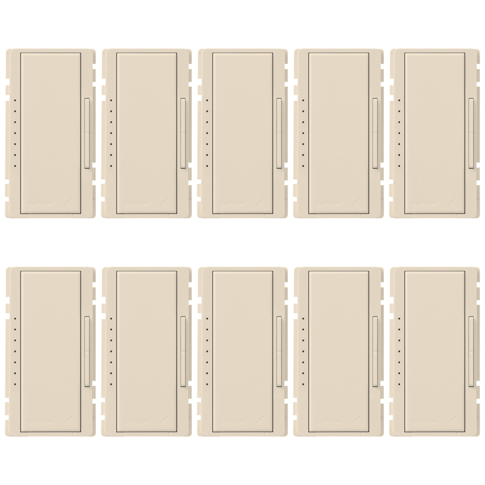 RK-D-10-LA Replacement Button Kit for Designer-Style Maestro Dimmer Switch, Light Almond, 10 pack