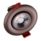 3-inch LED Gimbal Recessed Downlight in Oil-Rubbed Bronze, 2700K