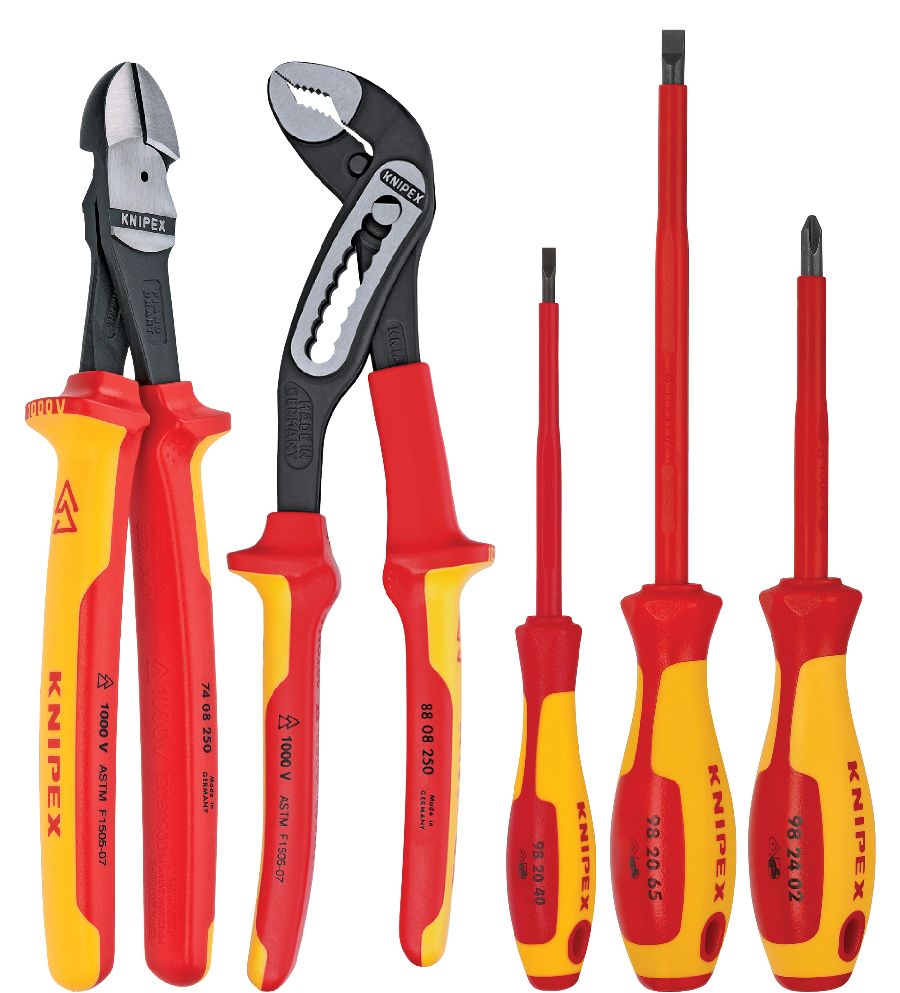 9K 98 98 20 US Multi-Component Handle Set, 5 Pieces, ASTM F 1505, IEC 60900