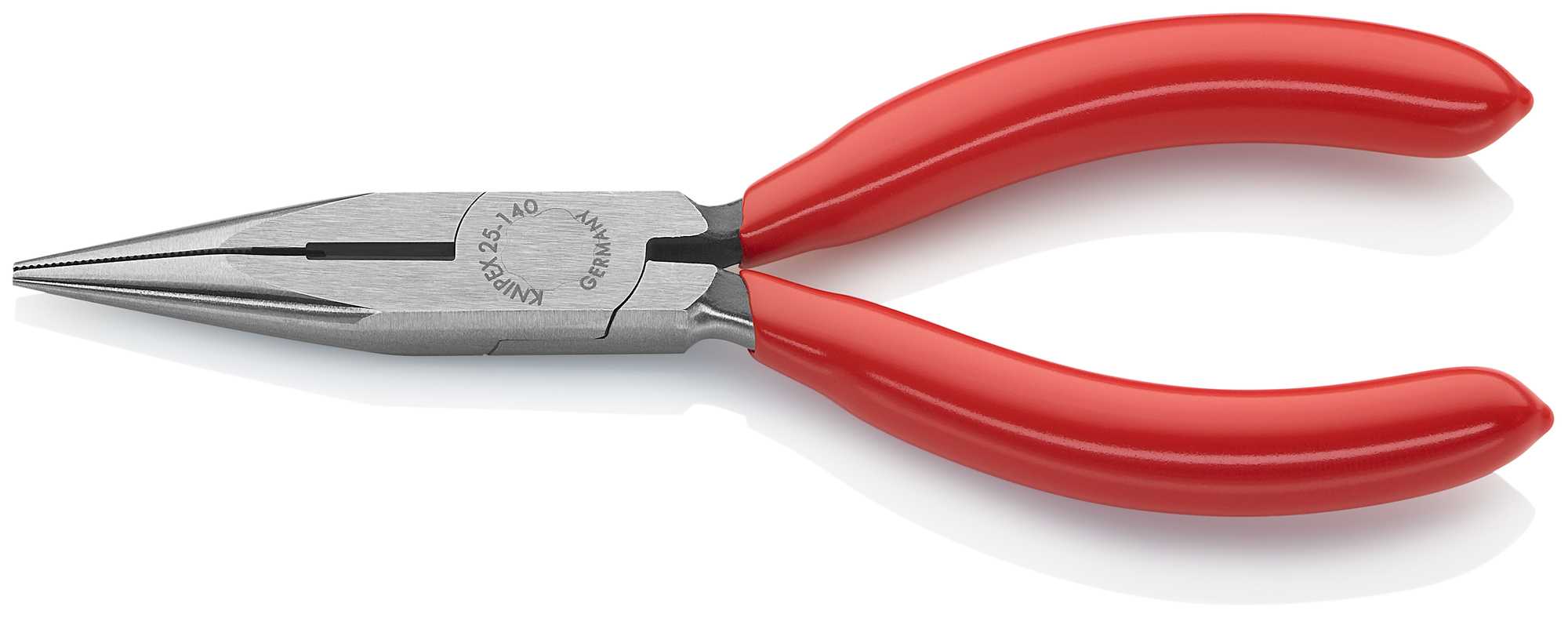 Long Nose Pliers with Cutter, 5 1/2 in., Plastic Coating