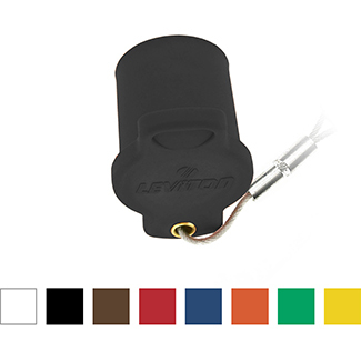 16P22-UG Rhino-Hide Cam Type Female Protective Cap, Santoprene TPV, Green